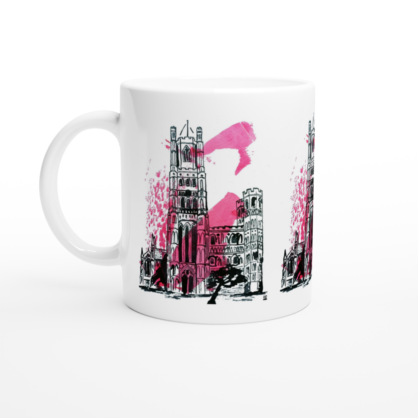 Pink & Ink Ely Cathedral Mug